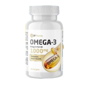 BT Pharma Omega 3 Fish Oil 60 Capsules – Heart, Brain & Joint Support