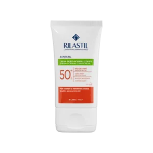 Rilastil Acnestil Sebum-Normalizing Cream SPF 50+ – Sunscreen for Oily & Acne-Prone Skin