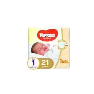 Huggies Diapers New Born Size (1) 1-5 Kgs 21 Diapers